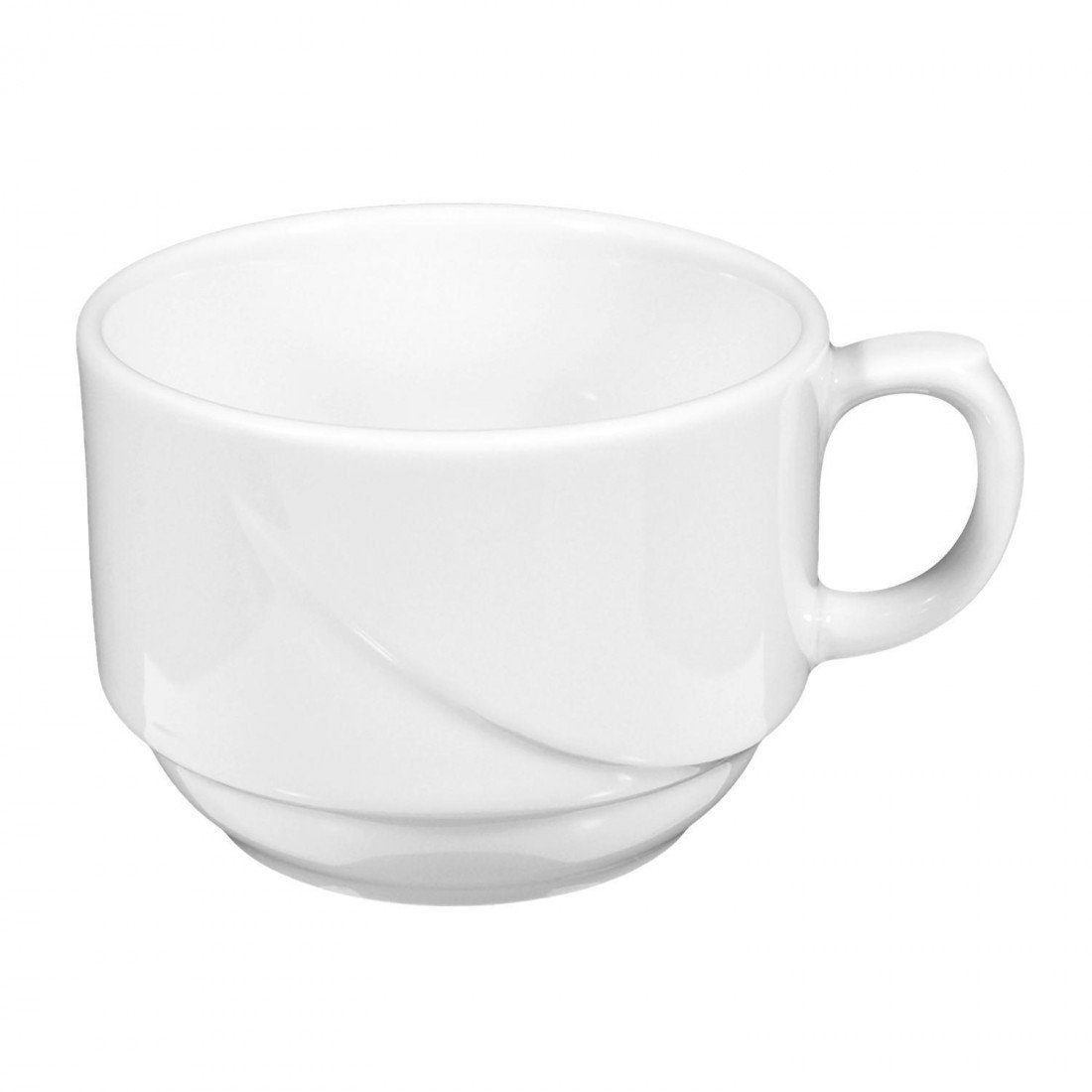 Seltmann Weiden Tasse Kaffee Obertasse Laguna 180 ml rund Porzellan weiß, Porzellan, Salamandergeeignet