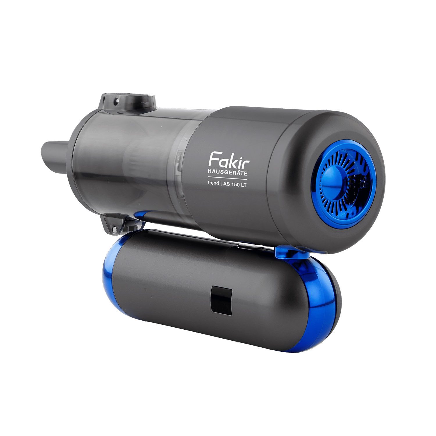 FAKIR Akku-Hand-und Stielstaubsauger trend AS 150 LT Akku-Handstaubsauger, 120 W, geeignet für Tierbesitzer, Ritzen, Allergiker