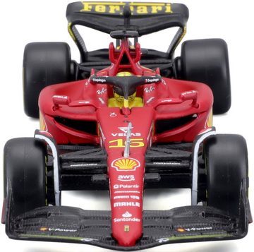 Bburago Sammlerauto Ferrari F1 Ferrari F1-75, 2022, Hardcase #16 Leclere, Maßstab 1:24