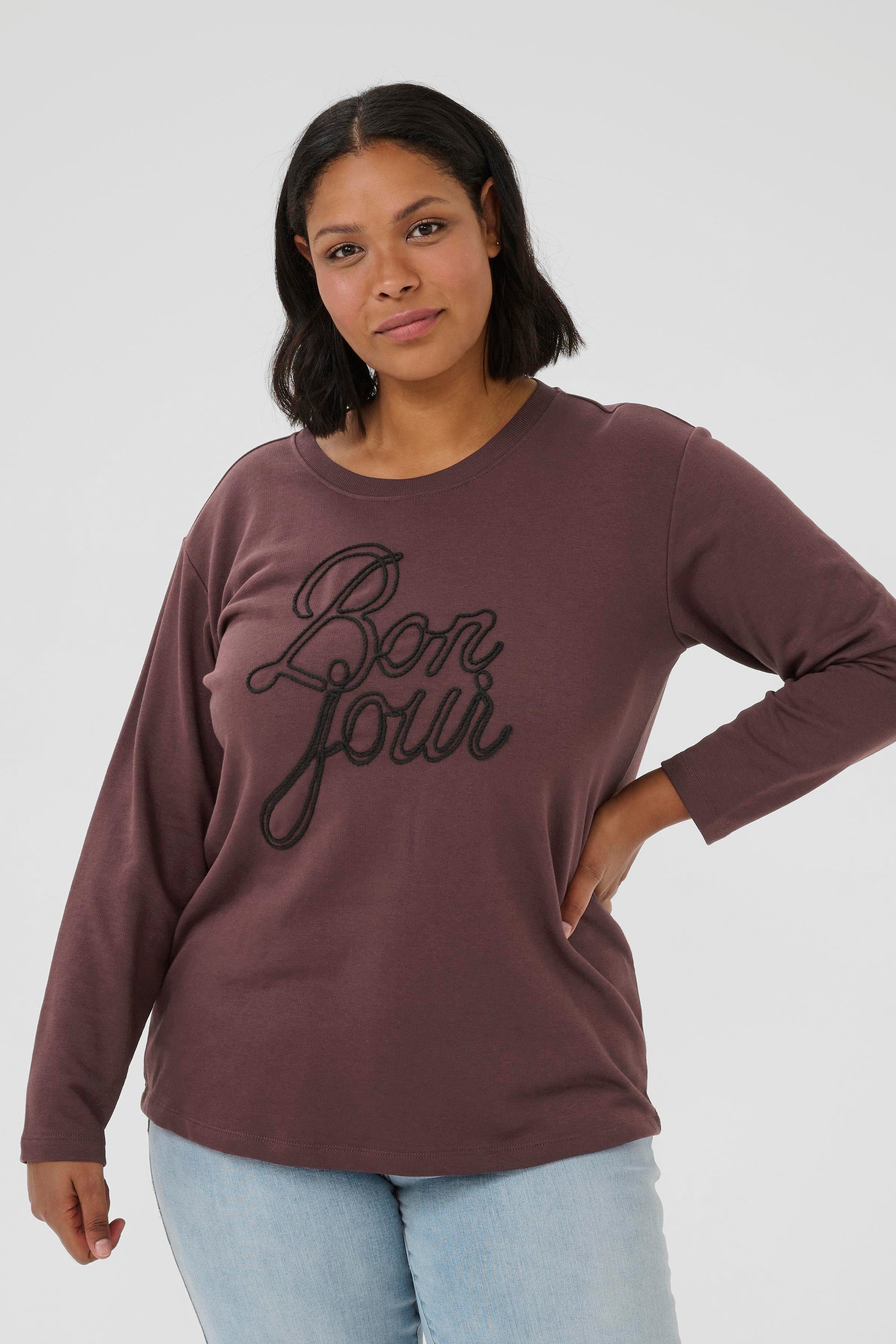 KAFFE Curve Fleecepullover Sweatshirt KCberla plus