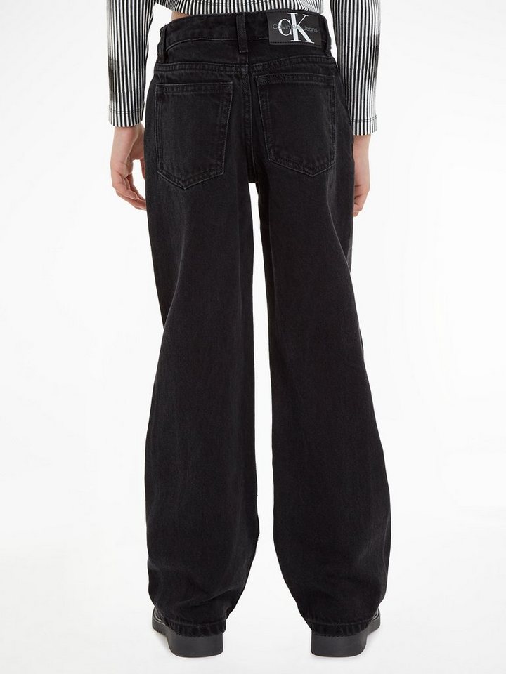 Calvin Klein Jeans Stretch-Jeans WIDE LEG WASHED BLACK