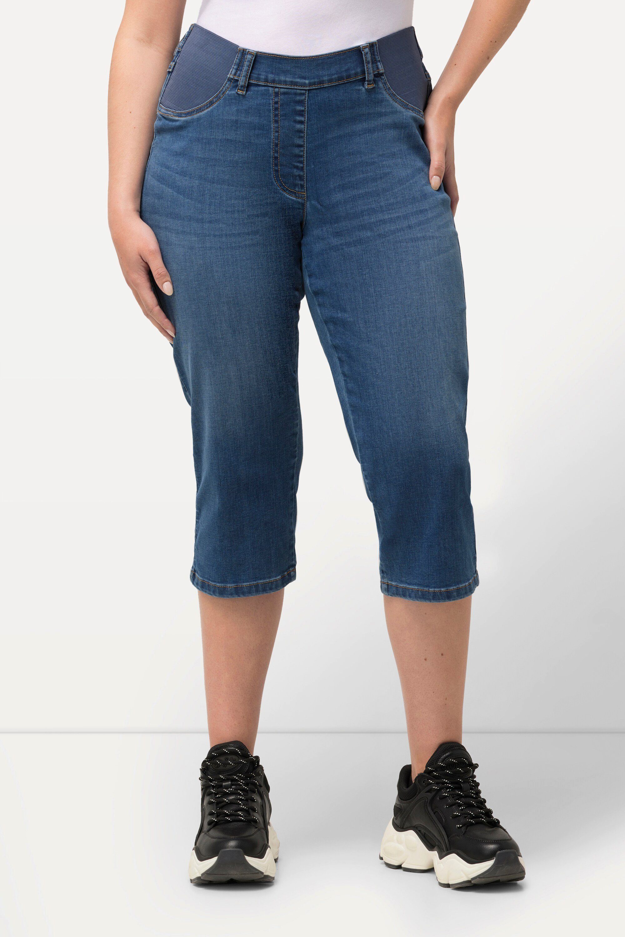 Ulla Popken 5-Pocket-Jeans Capri-Jeans Sienna schmales günstig online kaufen