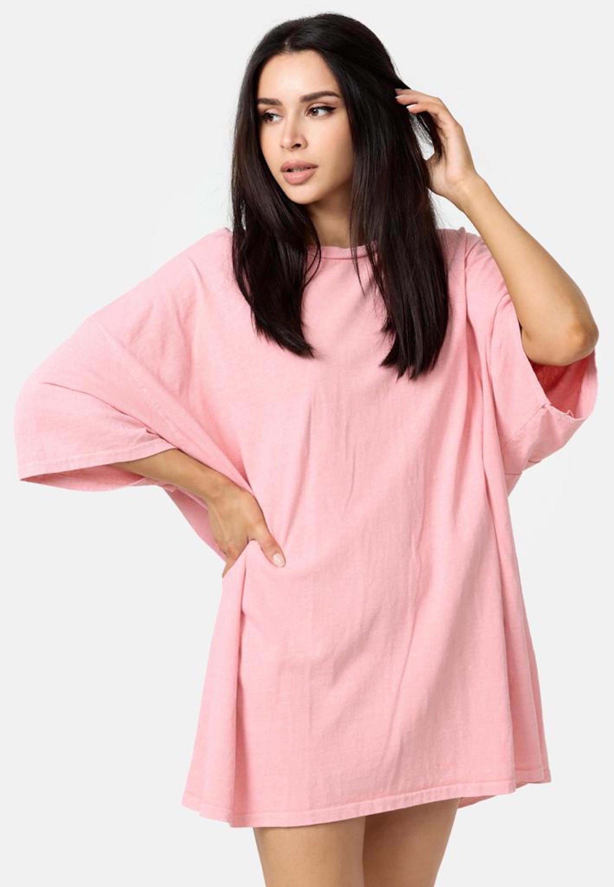 Worldclassca T-Shirt Worldclassca Oversized Print T-Shirt lang Tee Sommer Oberteil NEU – Bild 2 von 3