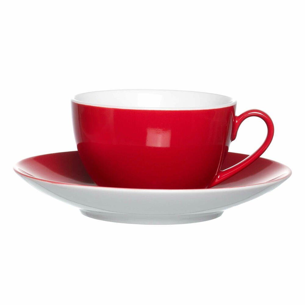 Ritzenhoff & Breker Tasse Doppio Obere Rot 200 ml, Porzellan