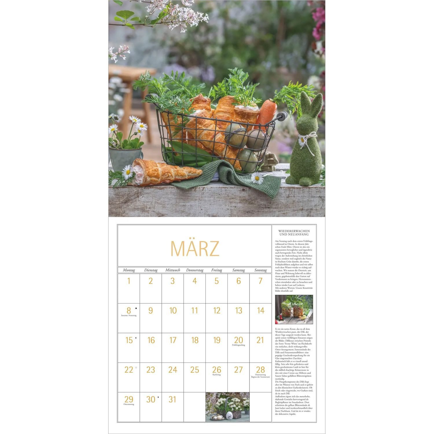 NEUMANN Wandkalender DuMonts Kräuter Kalender 2027