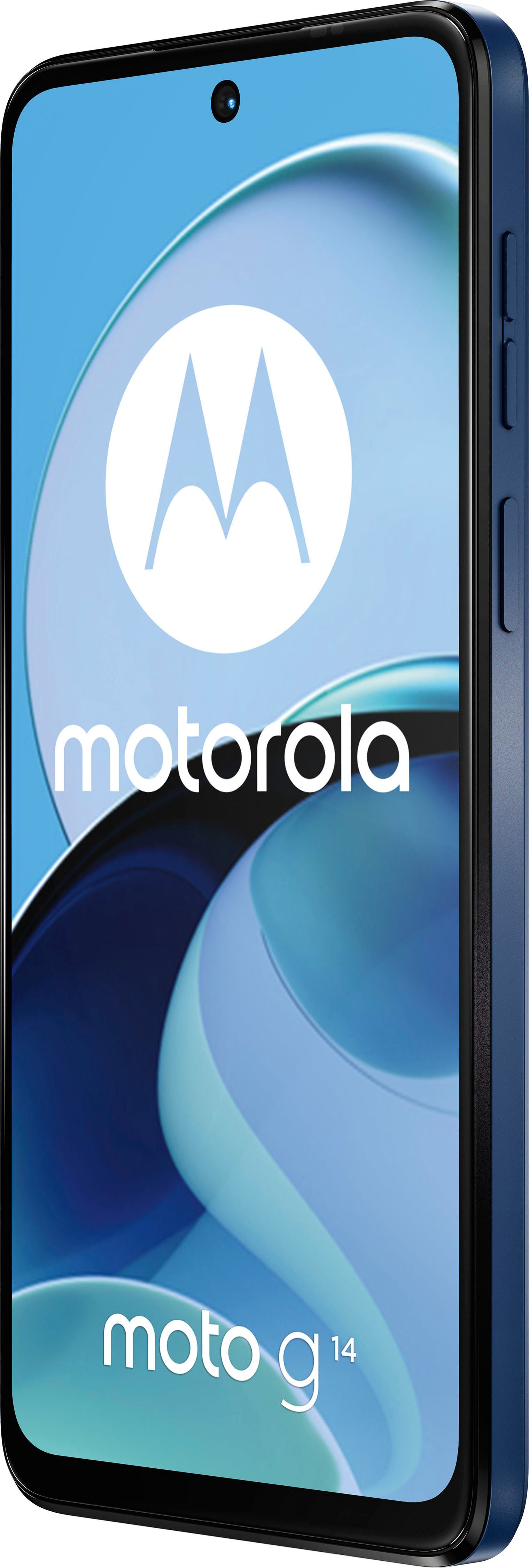 Motorola Sky MP Blue cm/6,5 (16,51 Smartphone GB moto Zoll, Speicherplatz, 128 50 g14 Kamera)