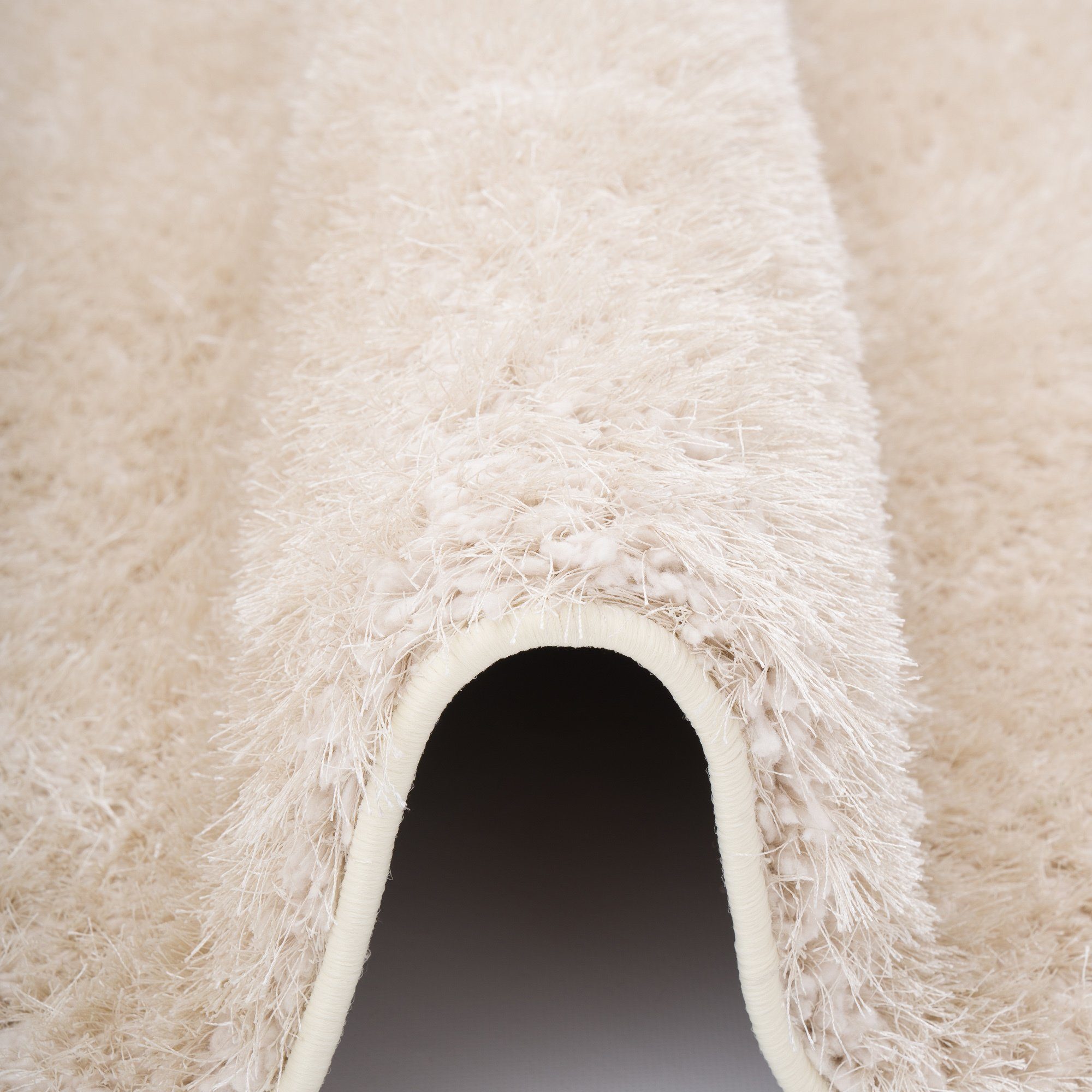 Snapstyle Hochflor-Teppich Hochflor Shaggy Teppich Feeling Mix Rund, Rund, Höhe: 48 mm – Bild 3 von 5