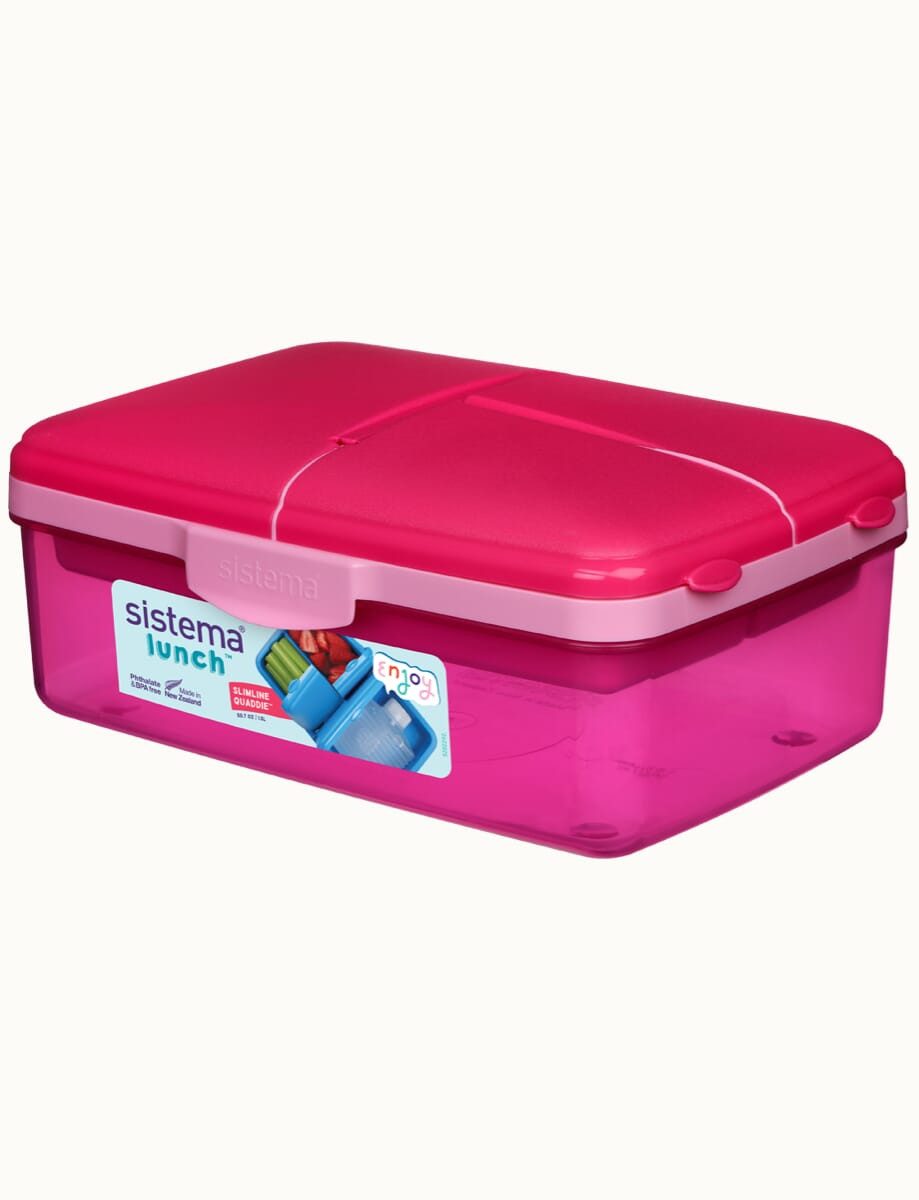 sistema Aufbewahrungsbox Sistema 1,5L Quaddie Lunchbox - Pink