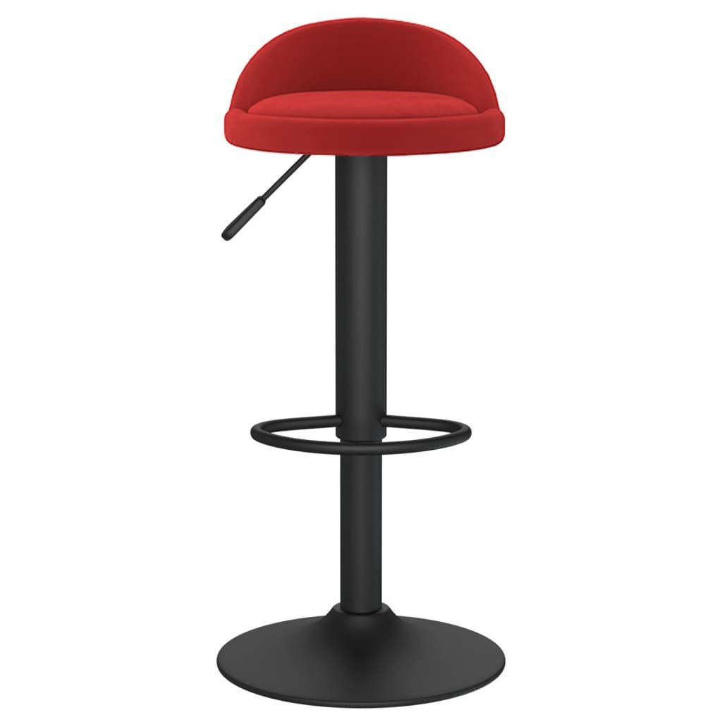 vidaXL Barhocker Barhocker Weinrot Samt (1 günstig online kaufen