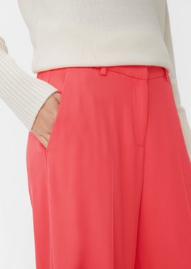 comma casual identity Stoffhose Regular: Twillhose mit Wide Leg