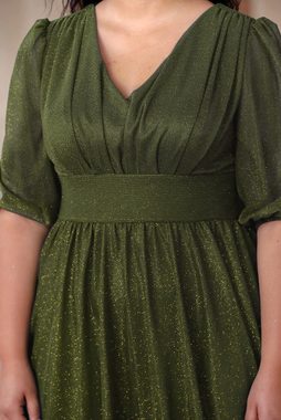 Modabout Abendkleid Damen Midikleid Sommerkleid für große Größen - NELB0553D8848A-Y (1-tlg)