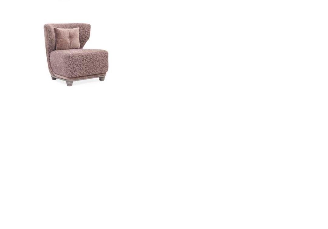 JVmoebel Sessel Lehnstuhl Sessel Stühle Möbel Einsitzer Couch Polster Stoff Textil (Sessel), Made in Europe