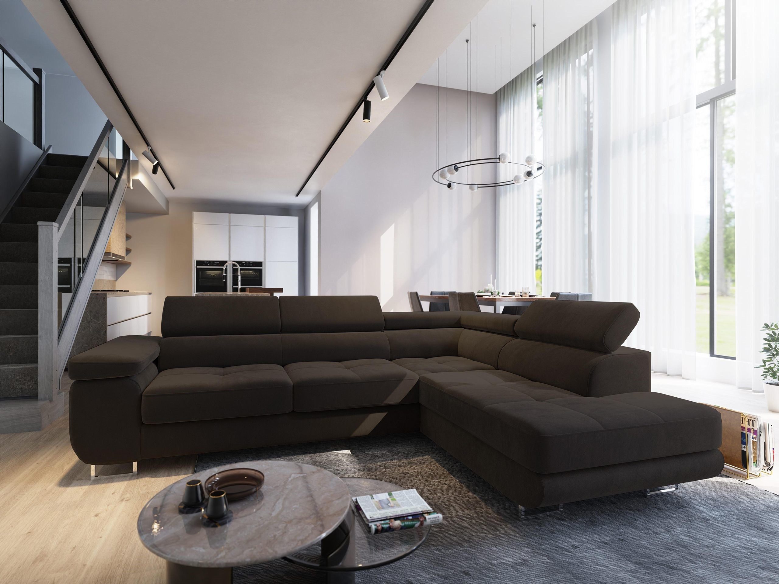 Masseno Ecksofa SELVA mit Schlaffunktion L-Form, günstig online kaufen