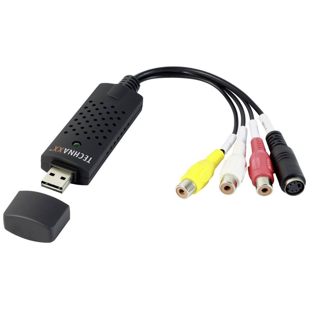 Technaxx USB 2 Video Grabber Gameplay-Aufnahmegerät (Plug und Play