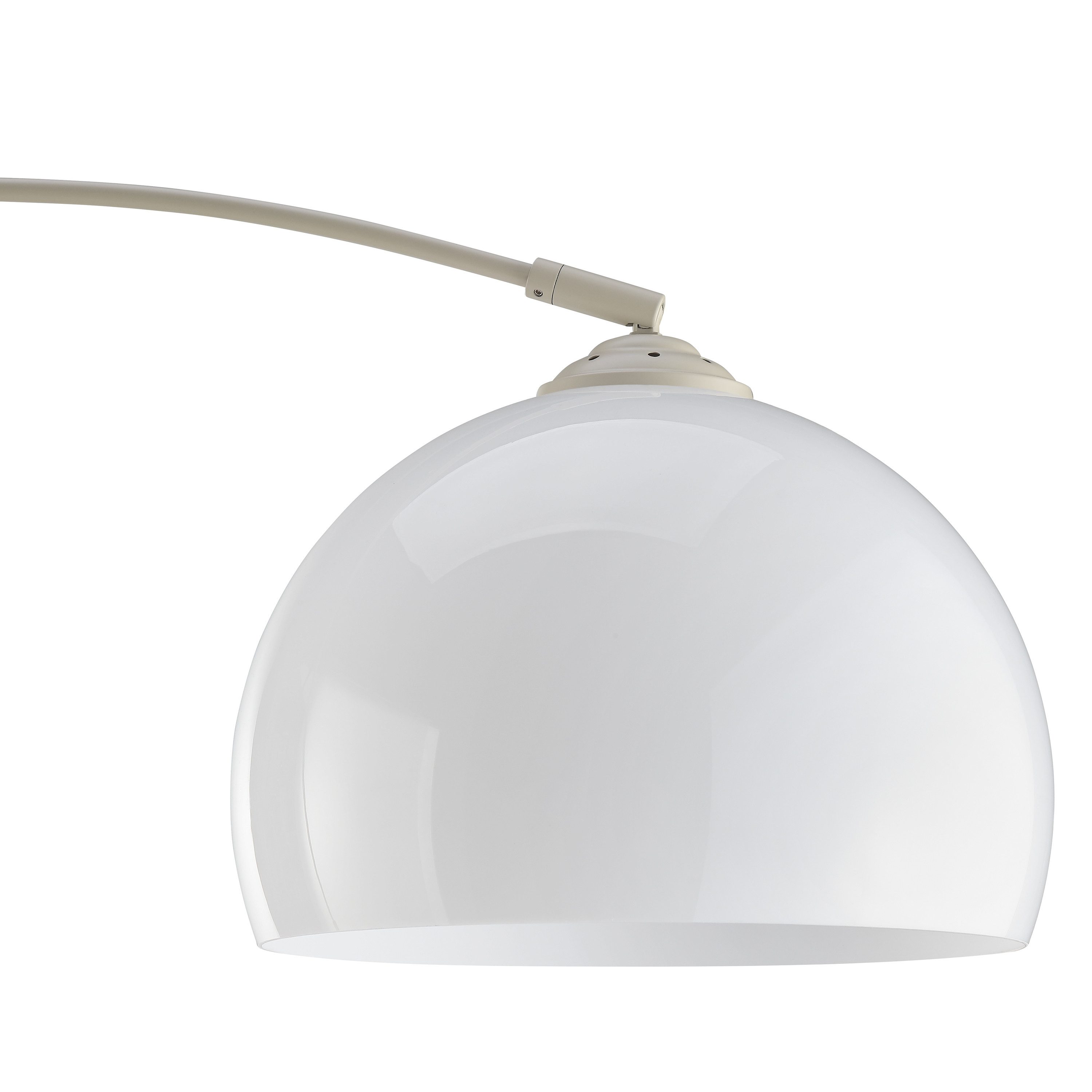 Brilliant Bogenlampe Vessa - Bogenstehleuchte, ohne Leuchtmittel, Stehlampe Wohnzimmer, H 166 cm, B 122 cm, E27-Fassung, Bogenleuchte