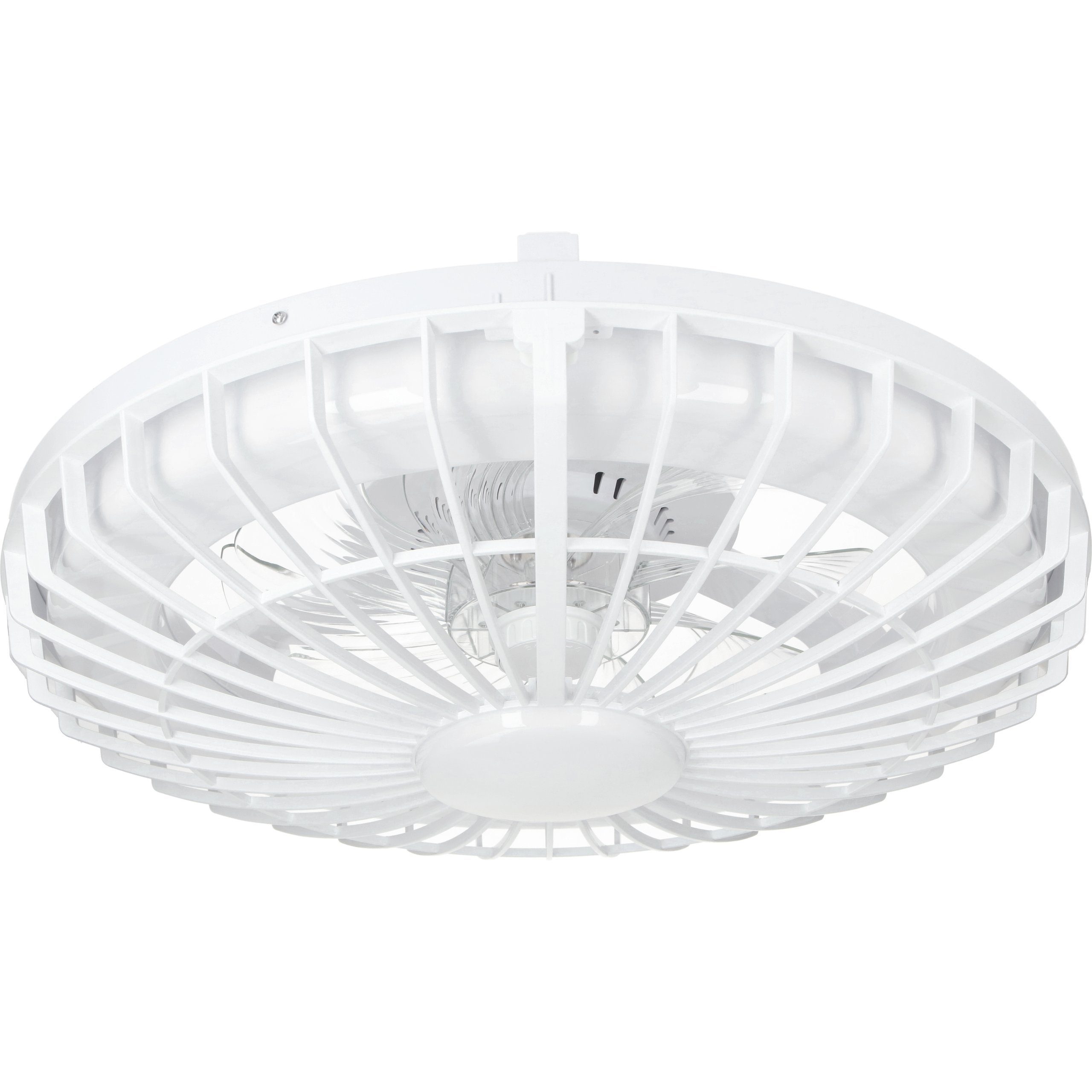LED Deckenventilator Mit Licht 55W, Dimmbar & CCT – Schwarz-weiß, Leise Für Schlafzimmer