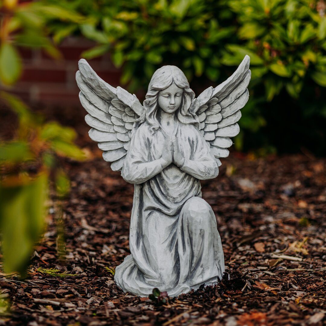 gartendekoparadies.de Gartenfigur Engel betend, Grabengel, Steinfigur, günstig online kaufen