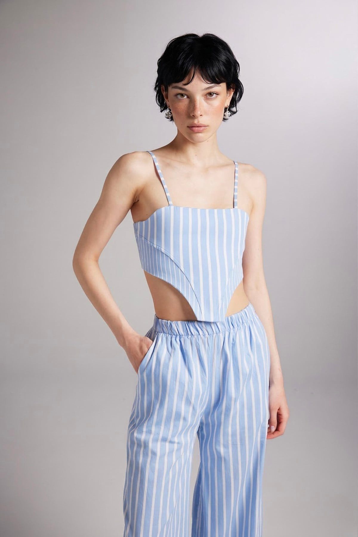 HOLLY LOLLY Gestreifter Harmony Poplin Bralette