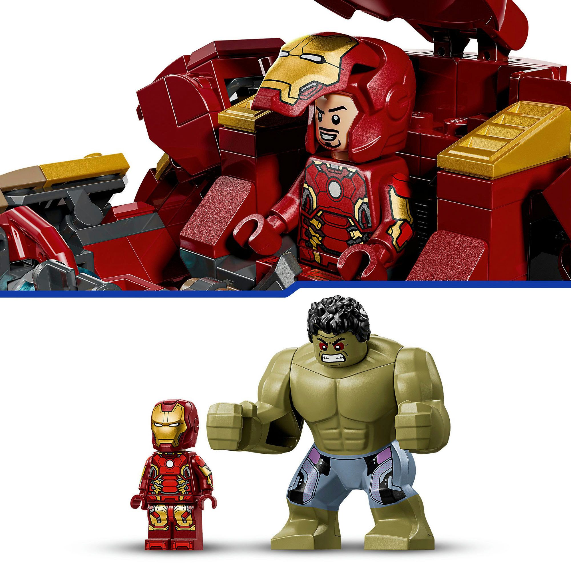 LEGO® Duell der Giganten: Hulkbuster vs. Hulk (76343), LEGO Super Heroes Konstruktionsspielsteine, (413 St) – Bild 5 von 5