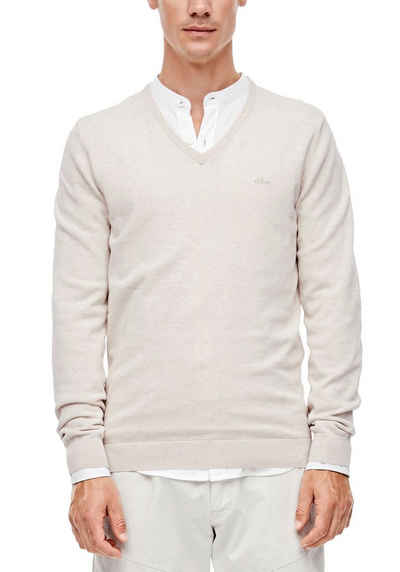 s.Oliver Strickpullover V-Ausschnitt