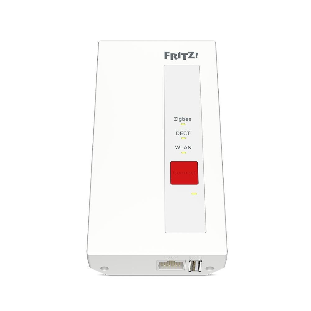 Fritz! FRITZ!Smart Gateway Smart-Home-Station, für Zigbee 3.0 + DECT-ULE LED-Lampen, Steuerung durch FRITZ!App/Fon