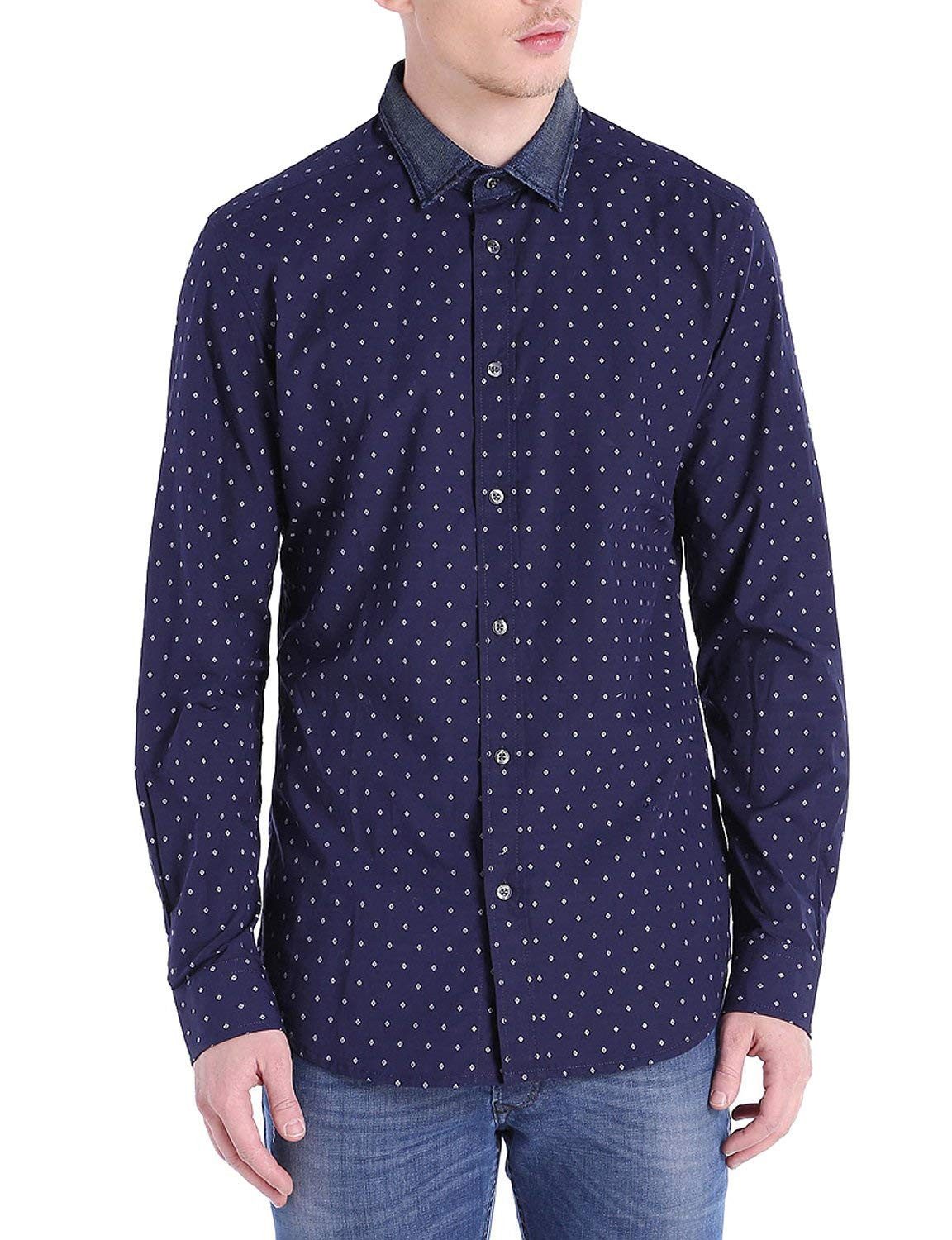 Diesel Langarmhemd Diesel S-AKEP CAMICIA Herren Hemd