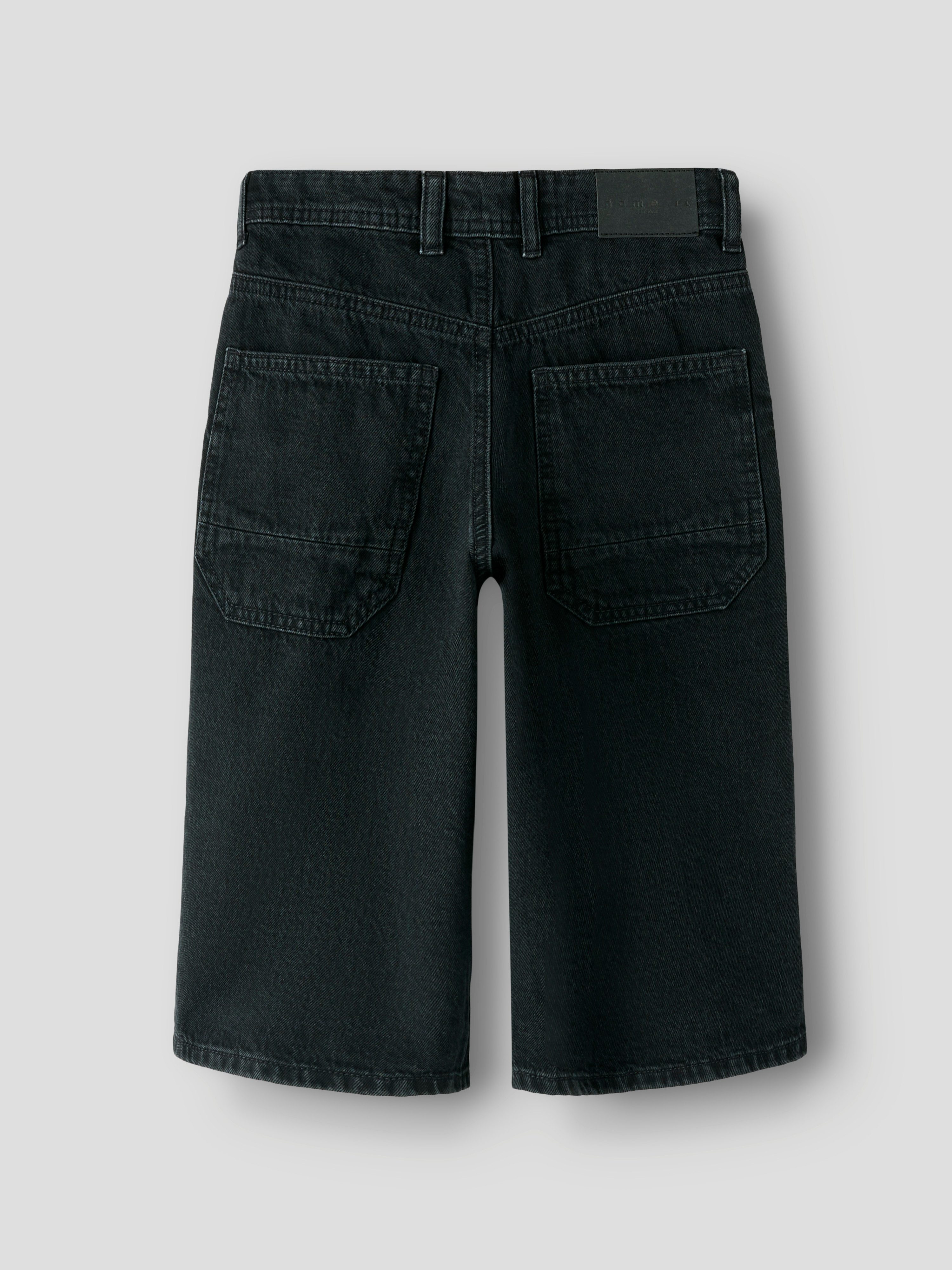 Name It Jeansbermudas NKMBEN X-SKATER DNM JORTS 7850-RM LNOOS Baumwolle, starker Used Look, Skater Fit