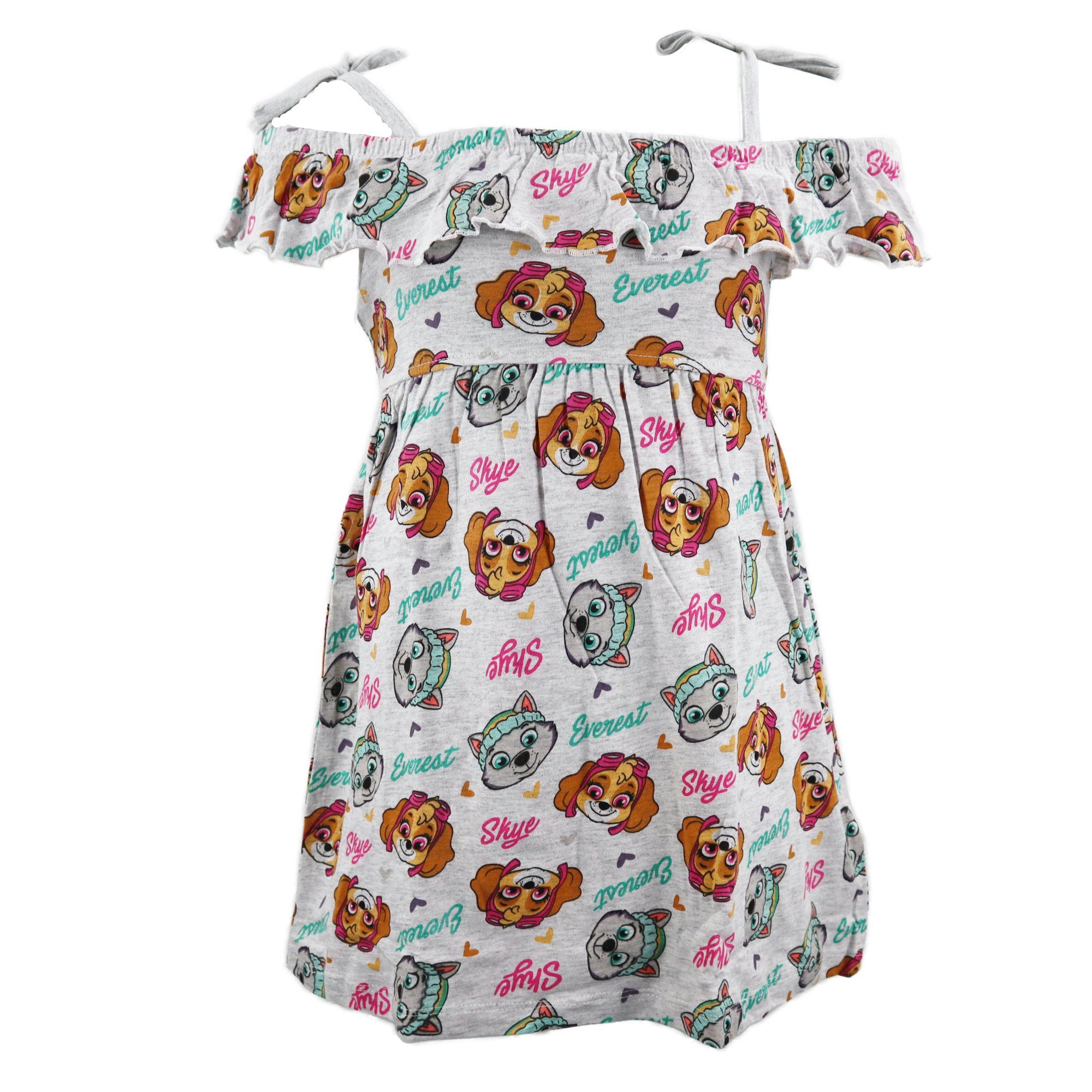 PAW PATROL Skye Kleid Mädchen Gr. 98 Kinder Paw Sommerkleid Patrol bis 128 kurzarm