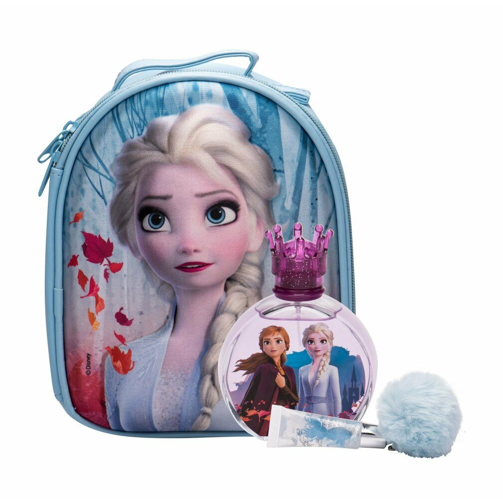 Air-Val Kosmetik-Kassette Disney Frozen II Backpack Eau De Toilette Spray 100ml Set 3 Artikel