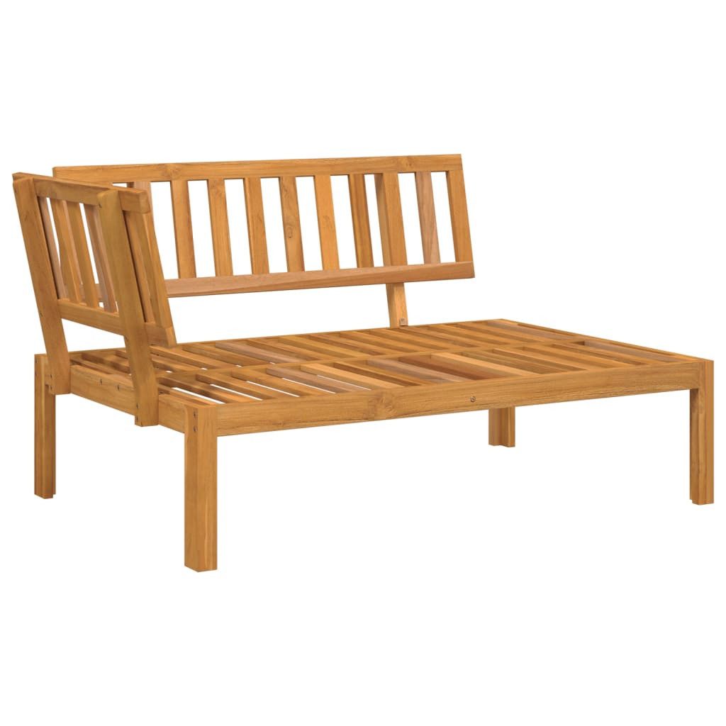 vidaXL Loungesofa 3-tlg. Garten-Sofagarnitur aus Paletten mit Kissen nholz, 1 Teile