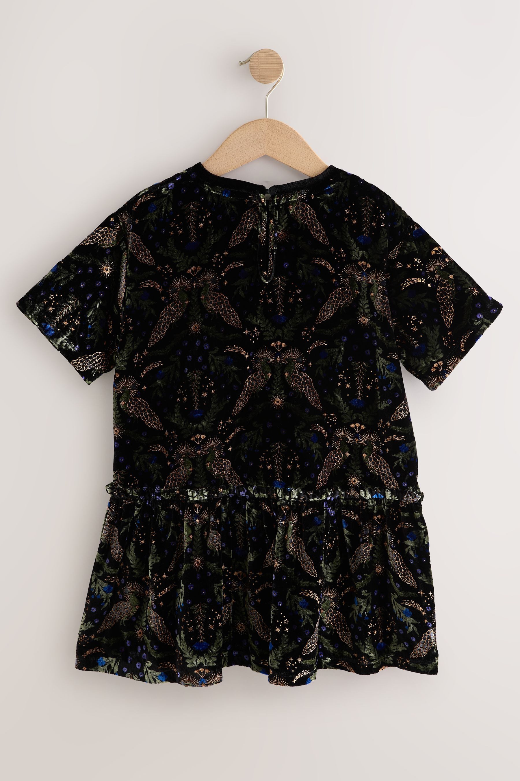 Next Samtkleid Kleid aus Samt (1-tlg)