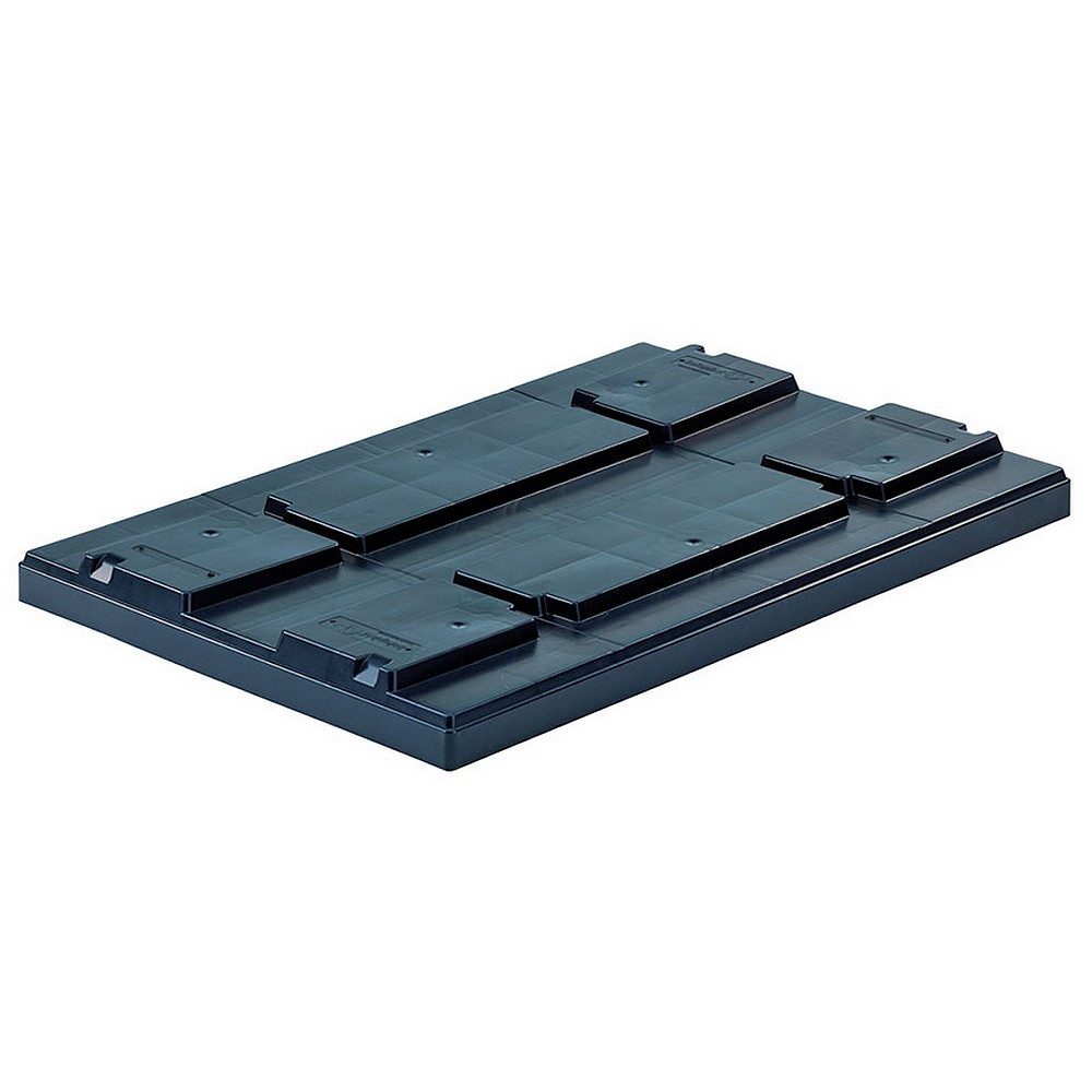 BRB-Lagertechnik Dekopalette Abdeckhaube für Піддониmaß LxB 1205x805 mm, Breite Führungsnuten für Umreifung und Zurrgurte