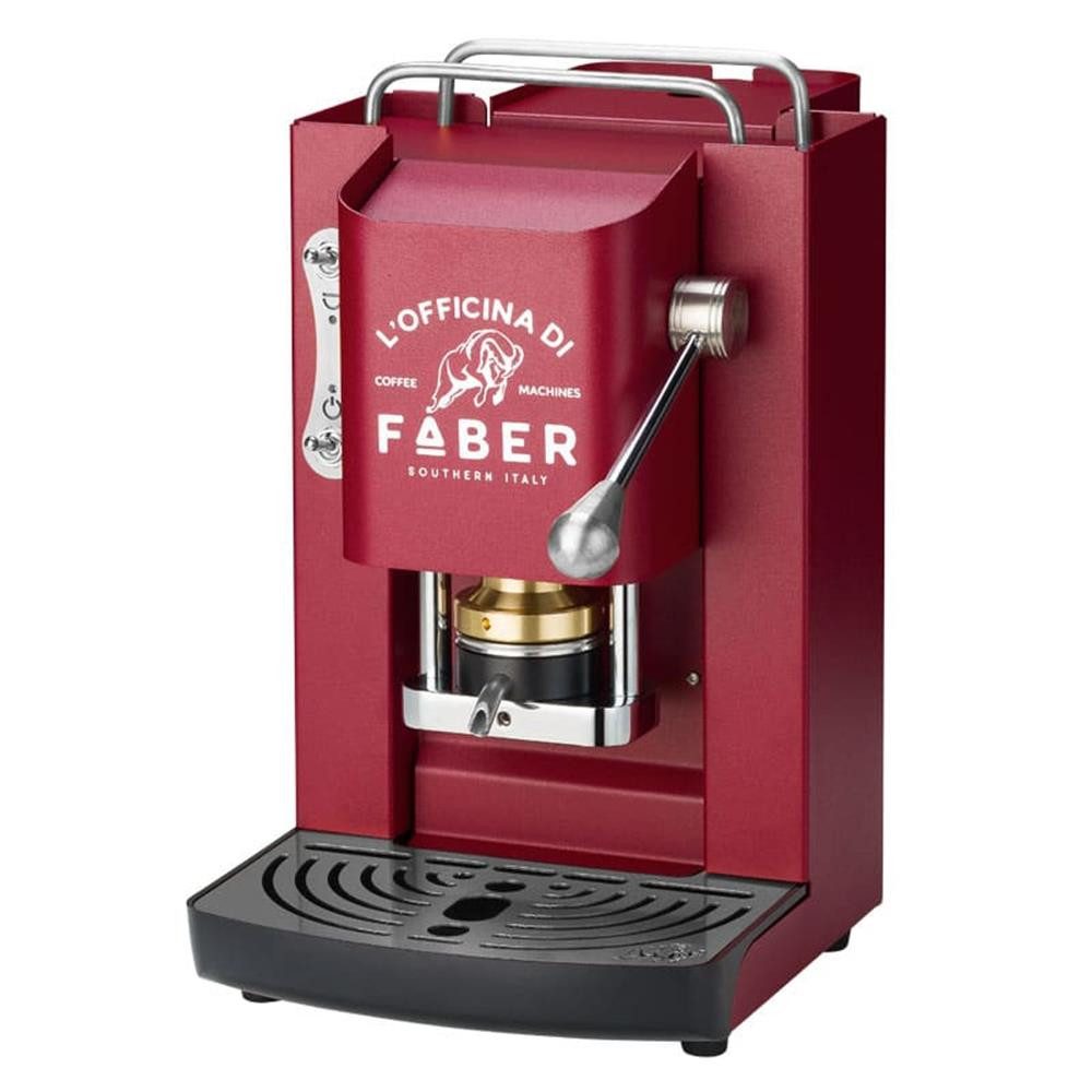 Faber Coffee Machines Espressomaschine Pro Deluxe ESE Pad 44 mm, einfache Reinigung, Tassenwärmer, schnelles Aufheizen