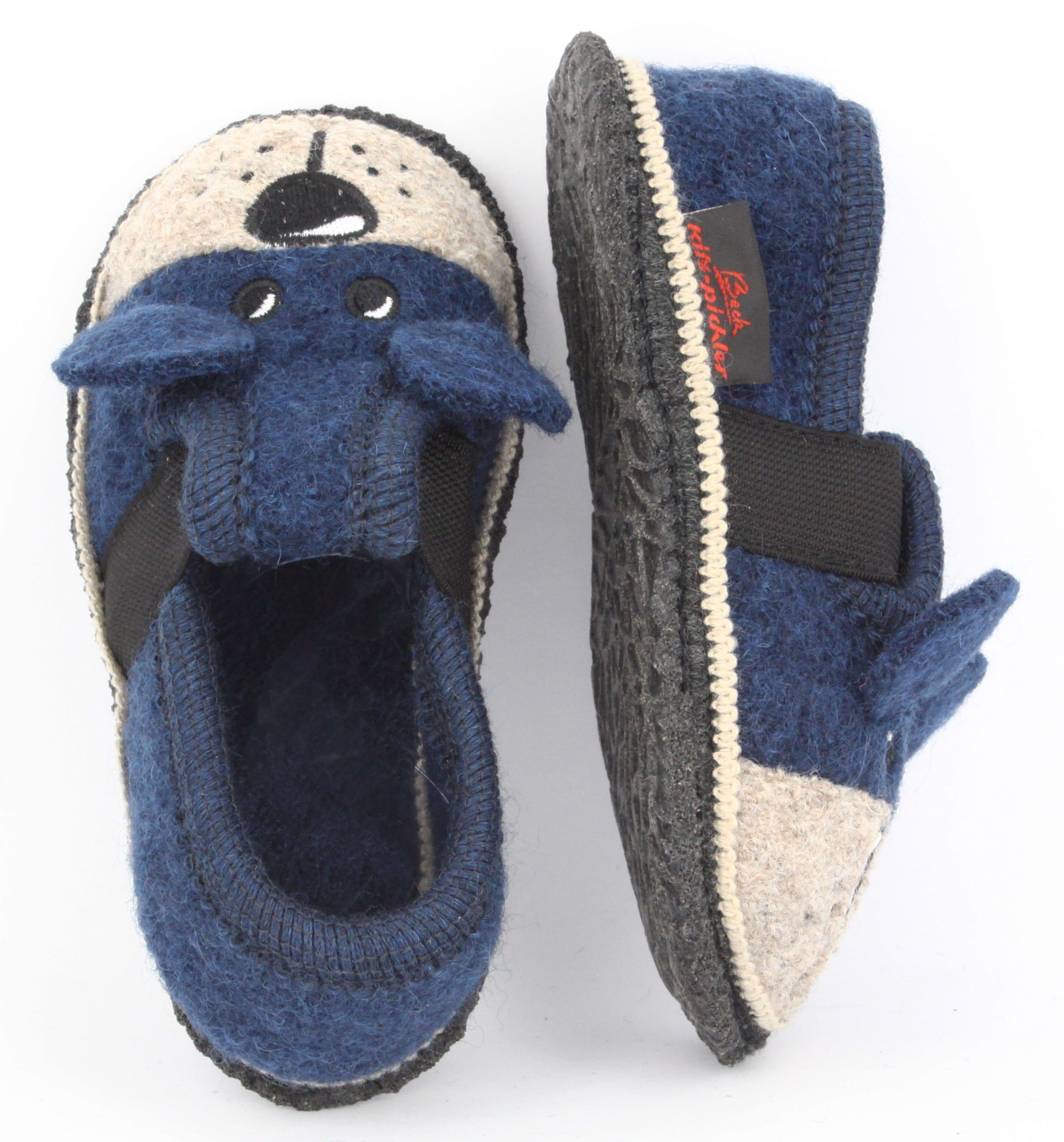 Beck Hüttenschuh Teddy Hüttenschuhe (Aus Österreich, waschbar) atmungsaktiv - für Sommer und Winter!