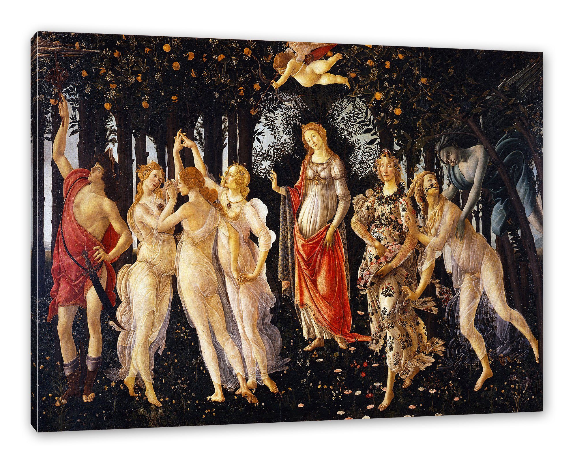 Pixxprint Leinwandbild Sandro Botticelli - Frühling günstig online kaufen