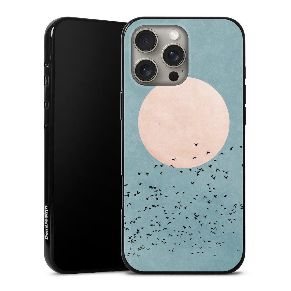 DeinDesign Handyhülle Vogel Sonne Art Fly Away, Apple iPhone 16 Pro Max Silikon Hülle Bumper Case Handy Schutzhülle