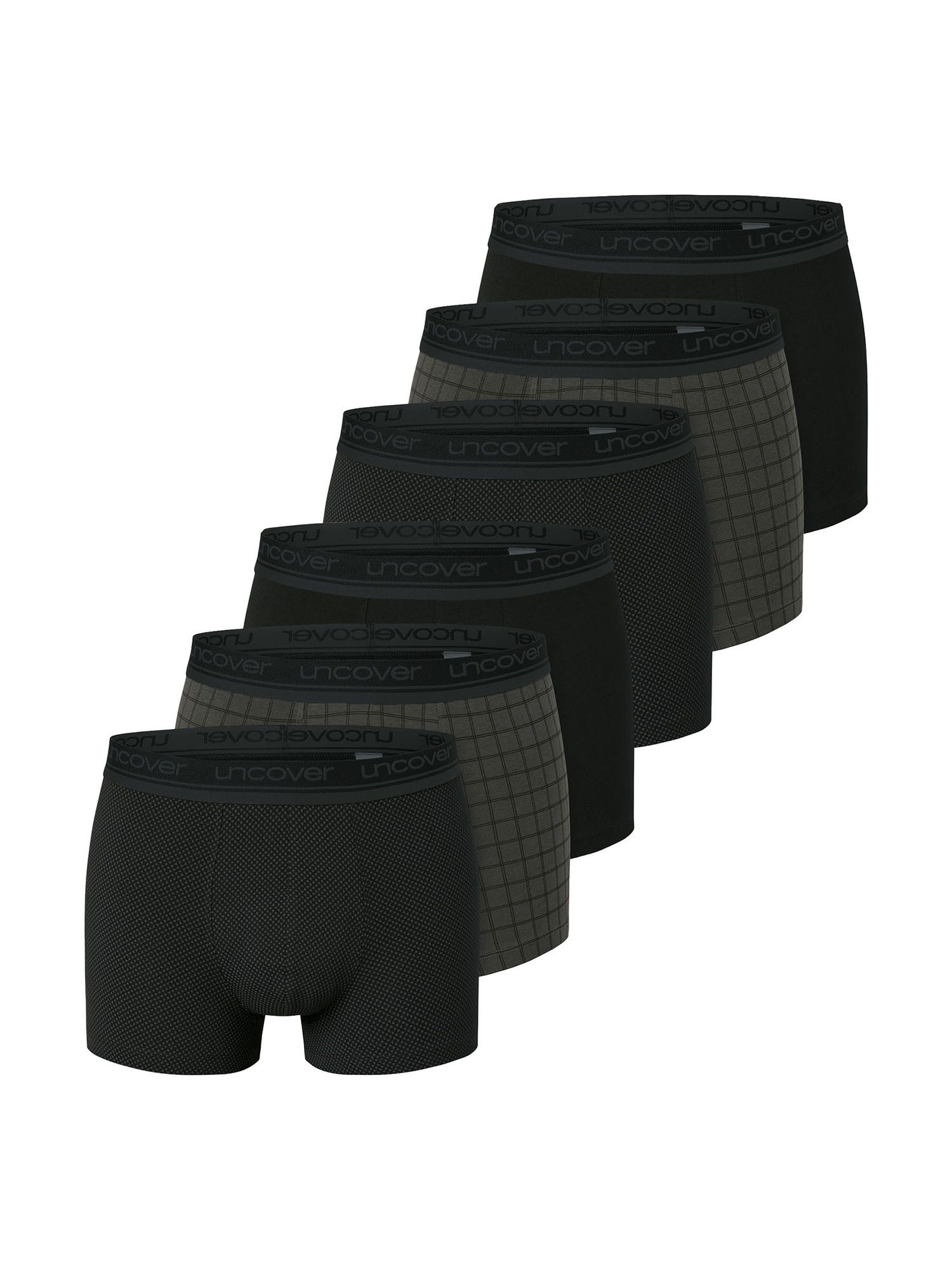 uncover by SCHIESSER Trunk Cotton Serie (6-St) Unterhose, Unterwäsche, Boxer Trunk