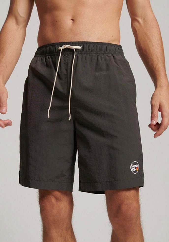 Badeshorts vintage Superdry SWIMSHORT black VINTAGE