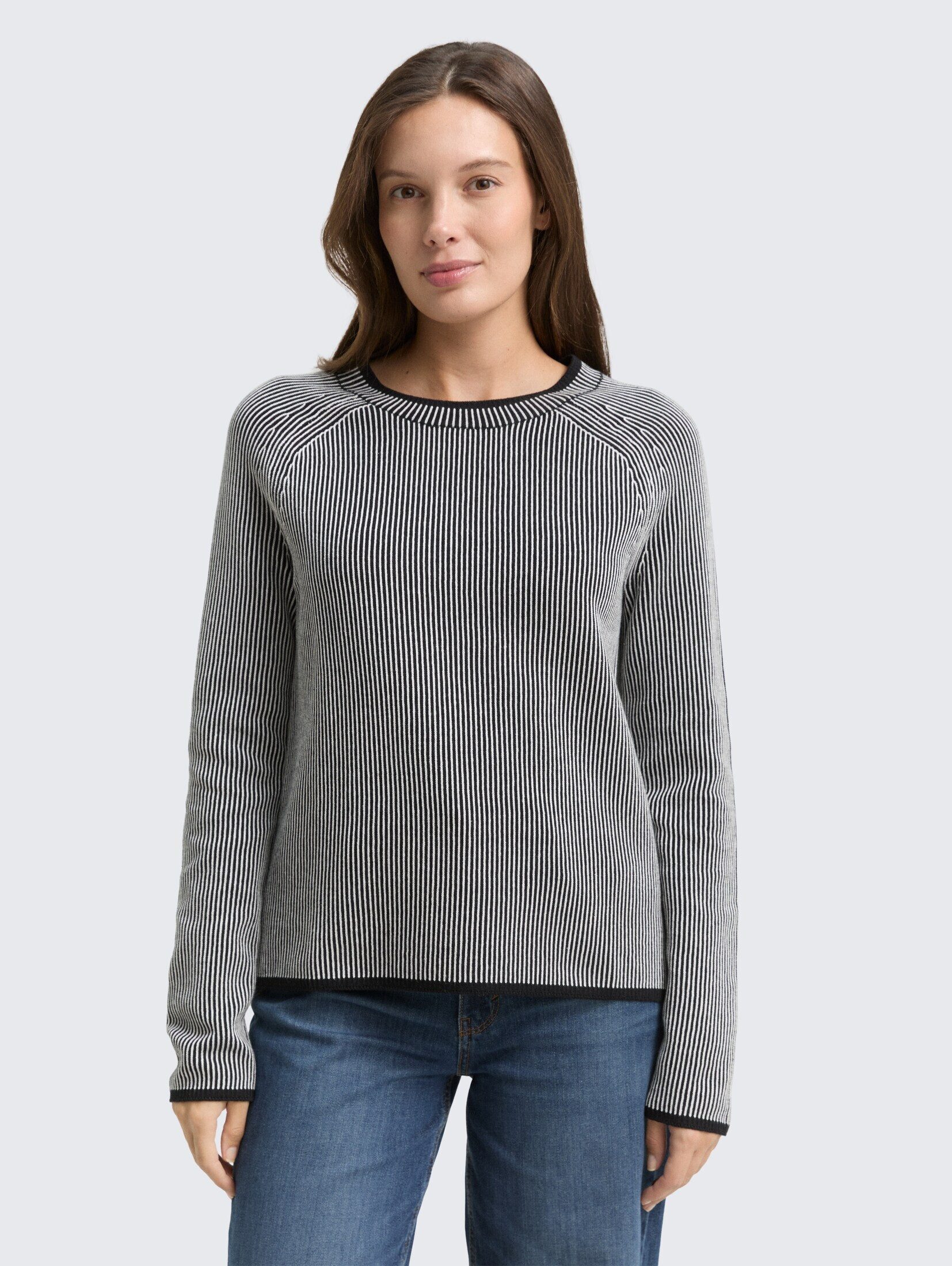 TOM TAILOR Strickpullover Pullover & Strickjacken Strickpullover mit Rundha günstig online kaufen