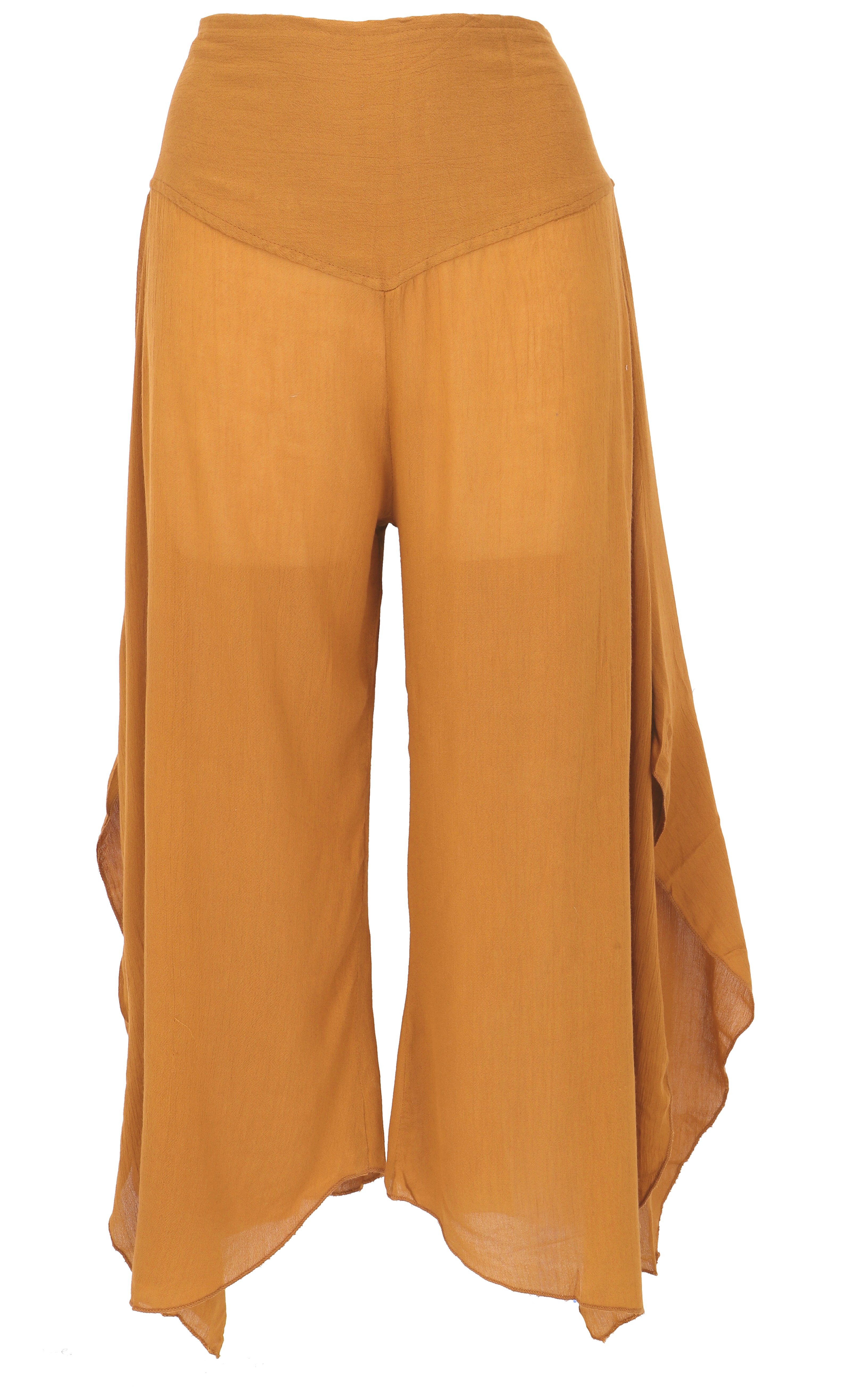 Guru-Shop Relaxhose Palazzohose, weite Boho Sommerhose, günstig online kaufen