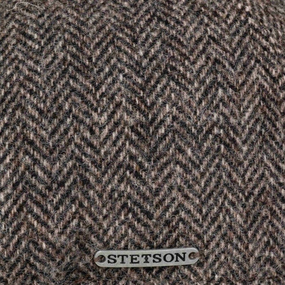 (nein) Schiebermütze Wool Herringbone Braun Stetson Stetson Texas