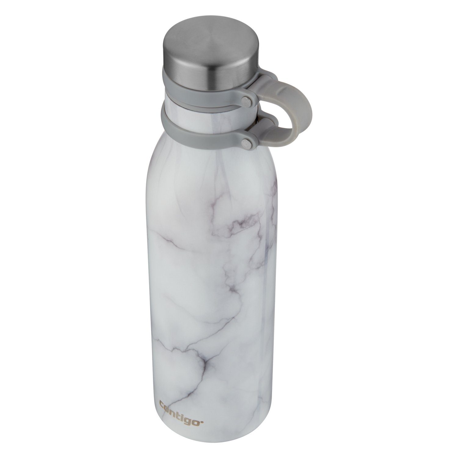 CONTIGO Thermobecher Matterhorn Trinkflasche white marble