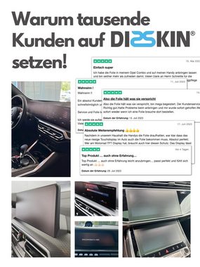 DISSKIN Volkswagen Touareg ab 05/2018, Displayschutzfolie, Anti-Fingerabdruck-Beschichtung, selbstheilend durch Wärme