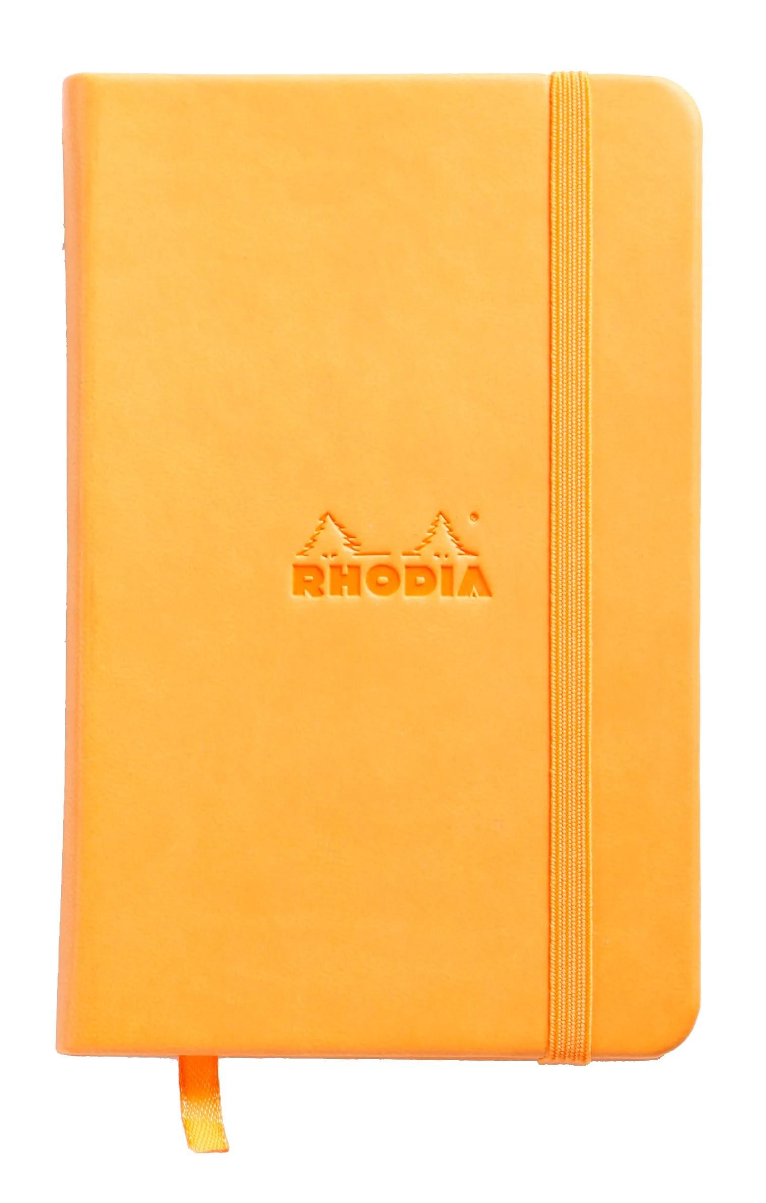 EXACOMPTA Einsteck-Fotoalbum Webnotebok A6 9x14cm 96 Blatt dot/punktkariert 90g Orange 118568C, Rhodia, Blöcke, Hefte und Notizbücher