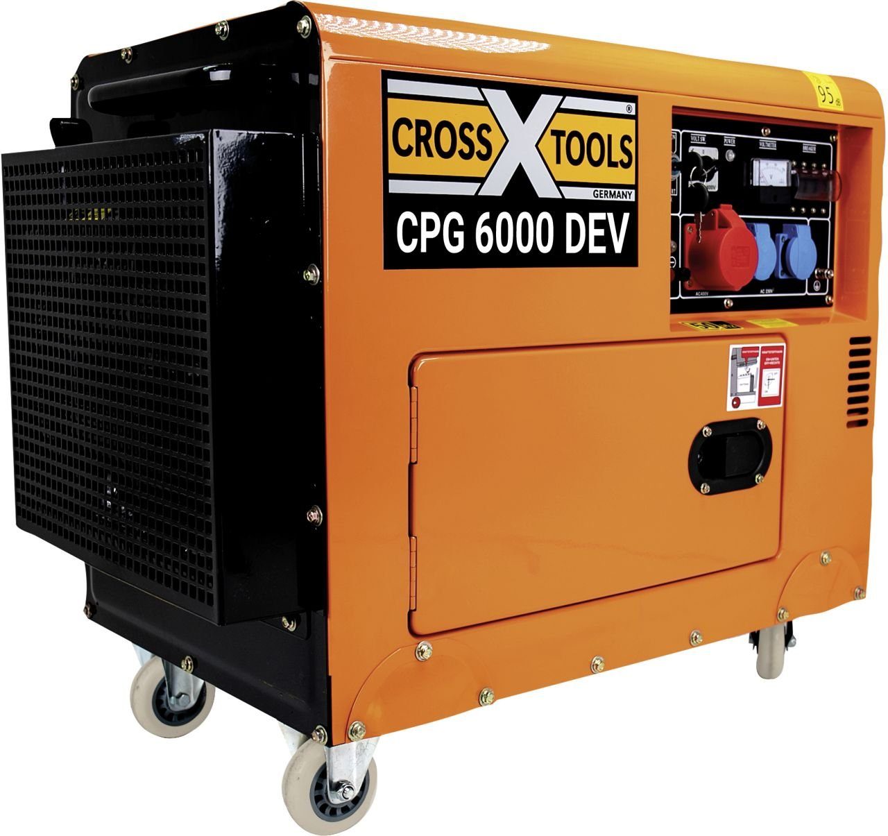 Cross Tools Stromerzeuger Cross Tools Diesel-Stromerzeuger CPG6000DEV 6300 W
