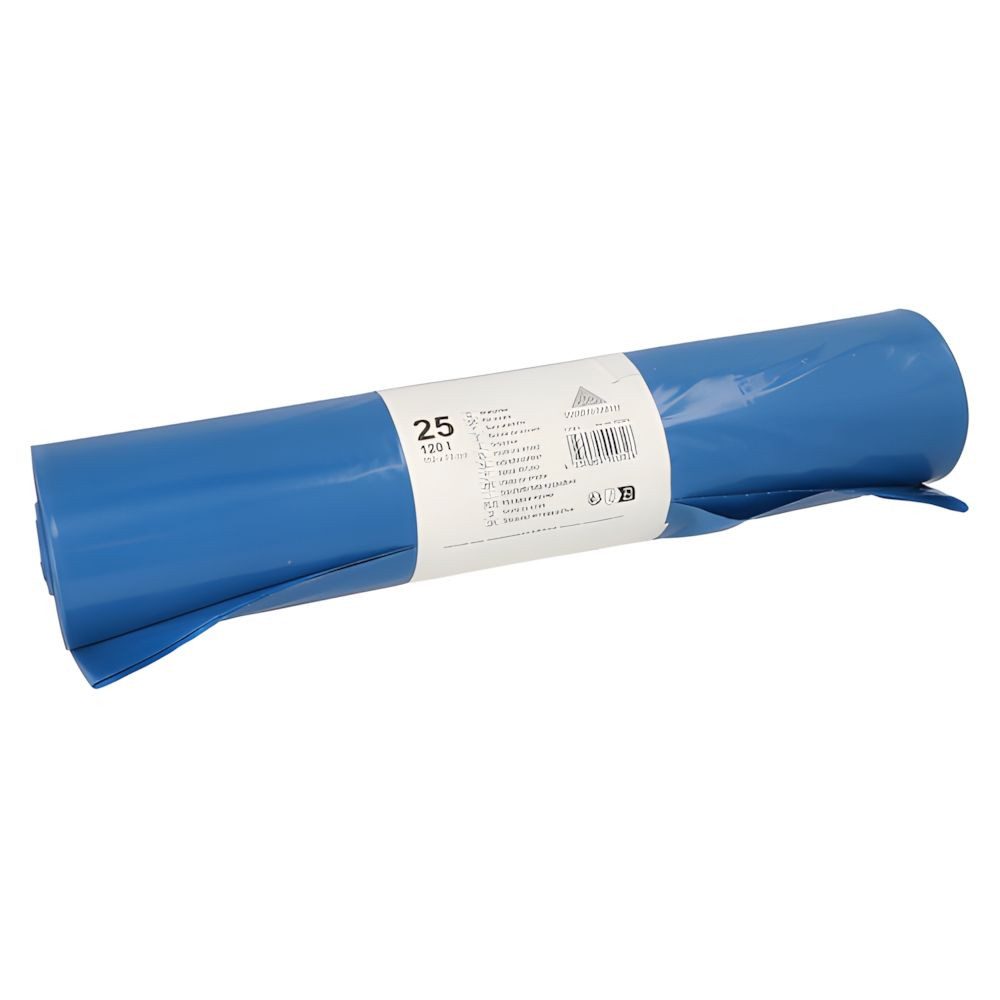 tradingbay24 Müllbeutel Müllsäcke, LDPE 120 l 110 cm x 70 cm blau 35 my 250 Stk