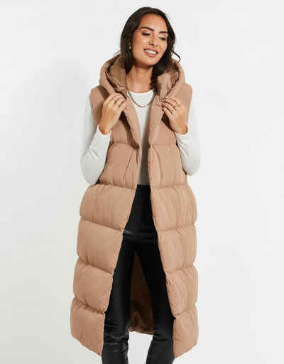 Threadbare Longweste THB Viktoria Maxi Gillet with Hood