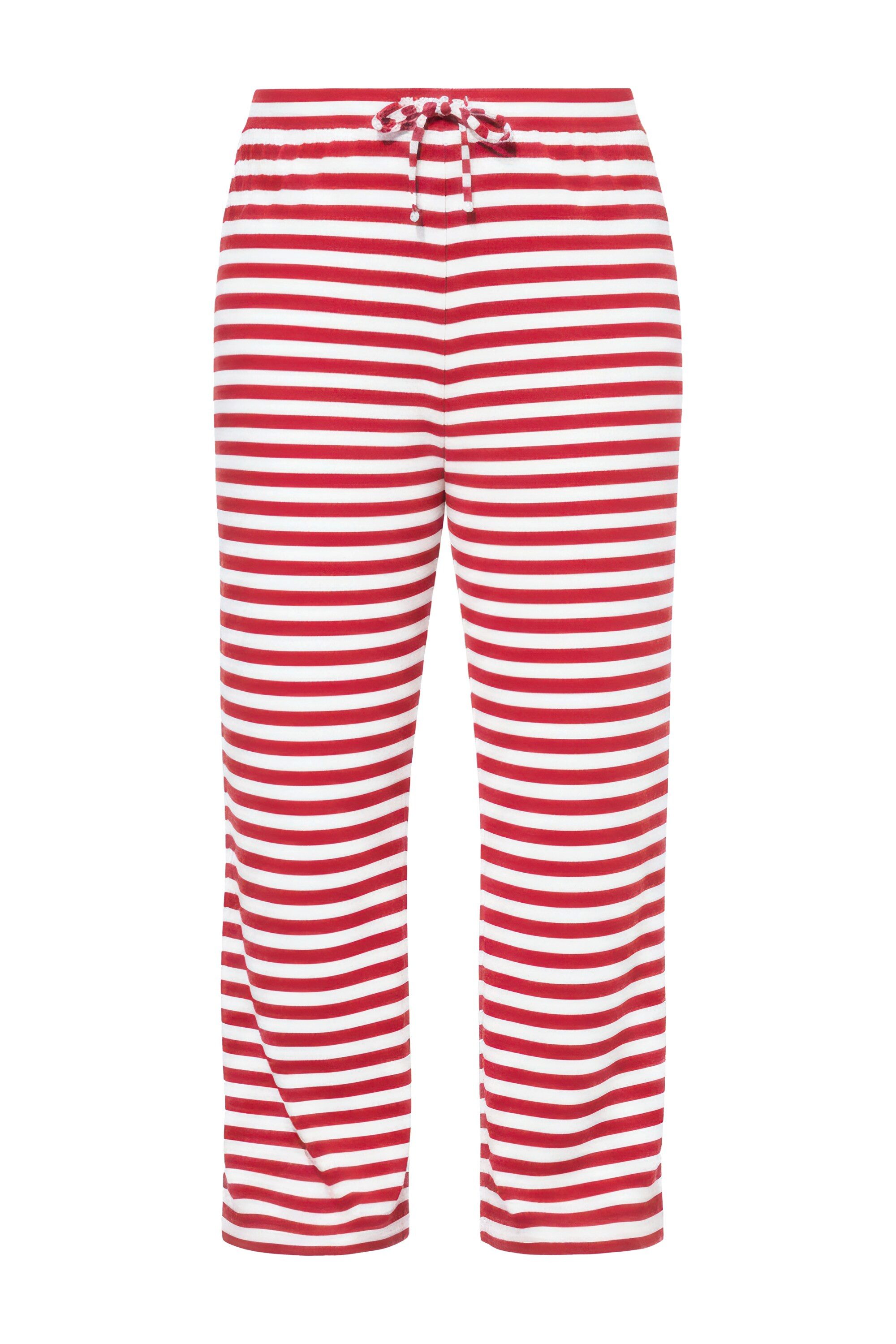 Studio Untold Schlupfhose Ringel Hose Wide Legs Normal Waist Rippjersey günstig online kaufen