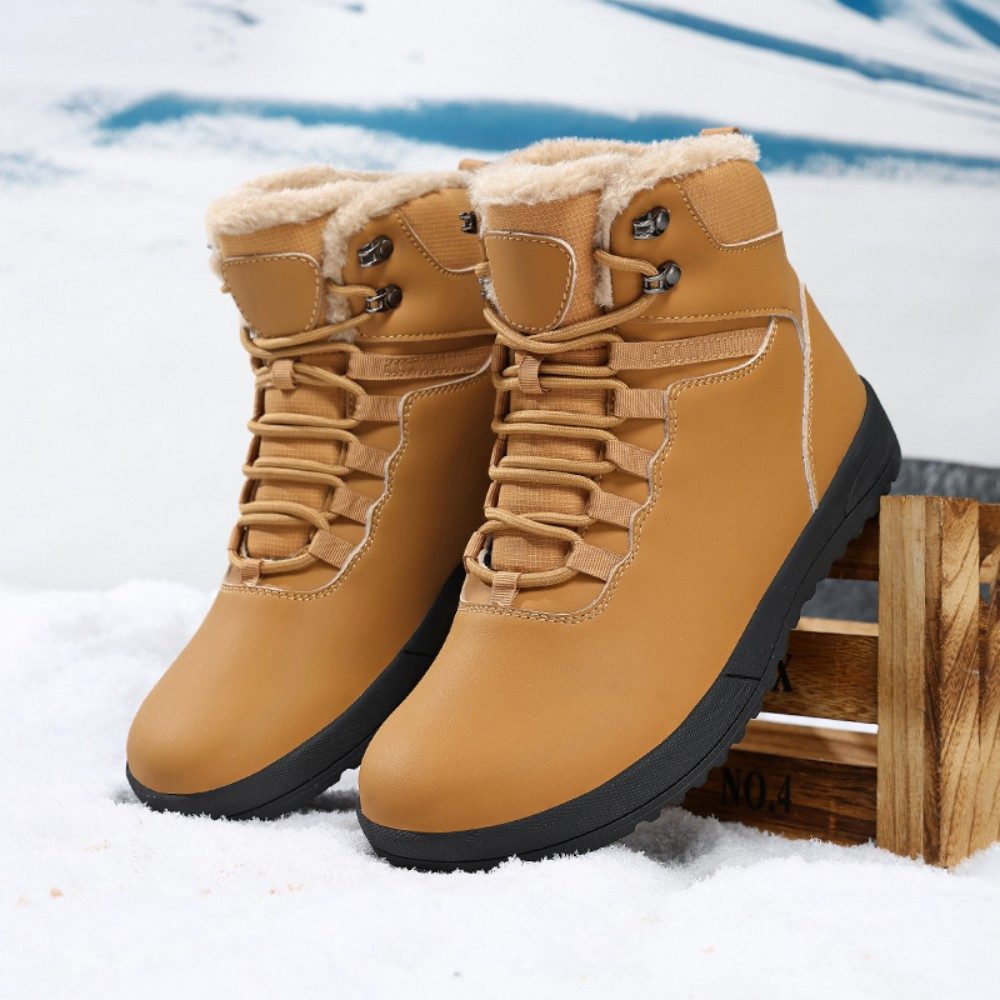 HUSK'SWARE Schneeschuhe Bequeme Winter-Schneestiefel (Warme Wanderschuhe, High-Top-Schuhe), efütterte Winterstiefel für Damen & Herrenr- ideal für kalte Tage – Bild 5 von 5