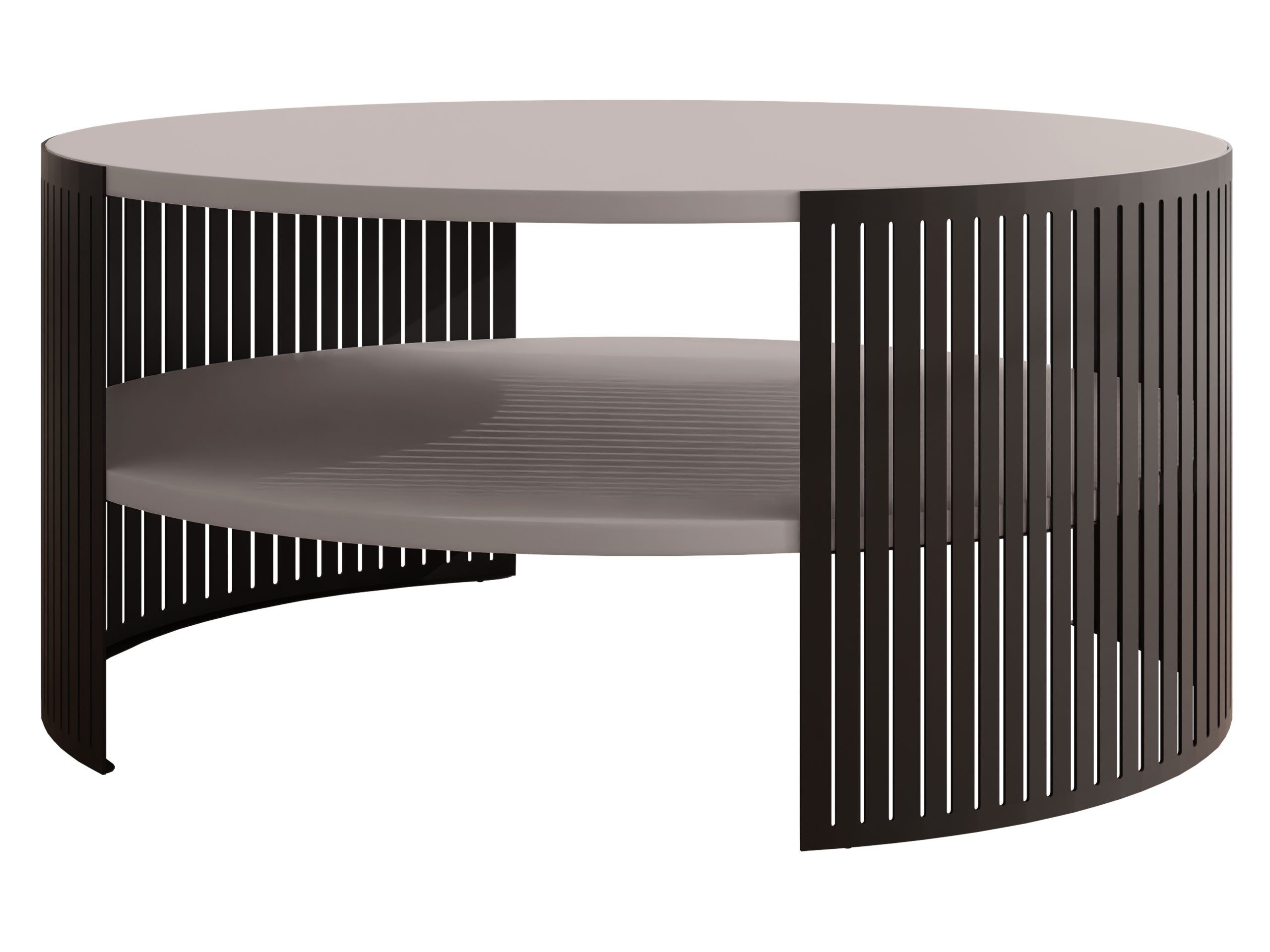 MIRJAN24 Couchtisch Fikoli, Beine und Seiten aus Stahl, schwarz pulverbesch günstig online kaufen